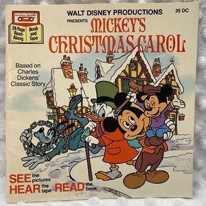 Vintage 1983 Walt Disney “Mickey’s Christmas Carol” book only